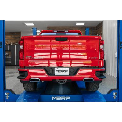 2.5 Inch Cat Back Exhaust System For 19-up Silverado/Sierra 1500 6.2L, 2022 Silverado LTD/ Sierra Limited 6.2L Dual Rear 304 Stainless Steel MBRP