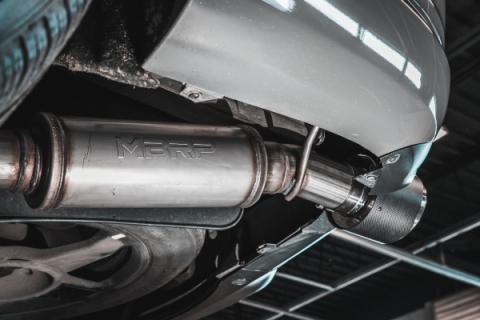 2018-Up Dodge Durango SRT SRT Hellcat 6.2L/6.4L Armor Pro T304 Stainless Steel 3 Inch Cat-Back Dual Rear Exit with Carbon Fiber Tips MBRP