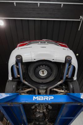 11-Present Dodge Durango 3.6L, Armor Lite 3-Inch Cat-Back Dual Split Rear, Street Profile MBRP