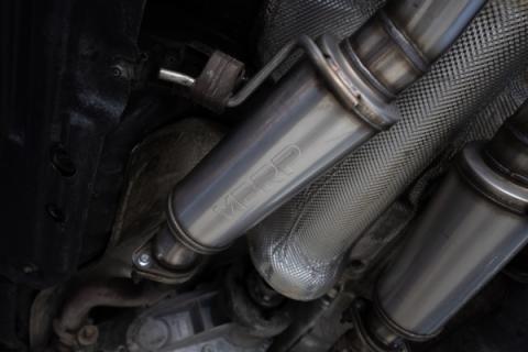 11-Present Dodge Durango 3.6L, Armor Lite 3-Inch Cat-Back Dual Split Rear, Street Profile MBRP