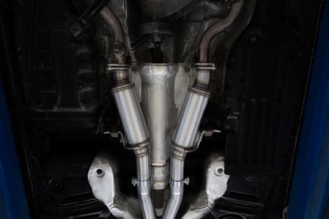 11-Present Dodge Durango 3.6L, Armor Lite 3-Inch Cat-Back Dual Split Rear, Street Profile MBRP