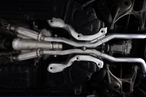 11-Present Dodge Durango 3.6L, Armor Lite 3-Inch Cat-Back Dual Split Rear, Street Profile MBRP