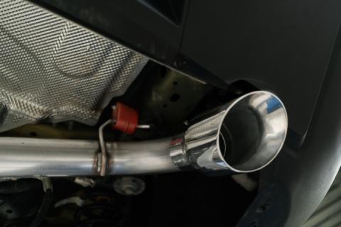 2021-2024 Ford Bronco Sport 2.0L EcoBoost T409 Stainless Steel 2.5 Inch Resonator-Back Dual Split Rear Exit MBRP Exhaust System