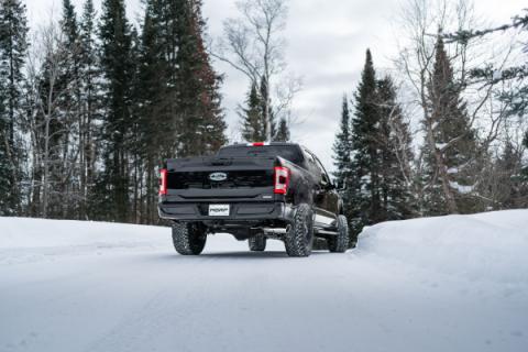 21-Up Ford F-150 4 Inch Cat Back Single Side Race version T409 Stainless Steel Exhaust System MBRP