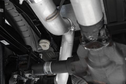 21-Up Ford F-150 4 Inch Cat Back Single Side Race Version Black Coated- Aluminized Steel Exhaust System MBRP