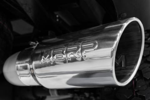 21-Up Ford F-150 4 Inch Cat Back Single Side Race Version Black Coated- Aluminized Steel Exhaust System MBRP