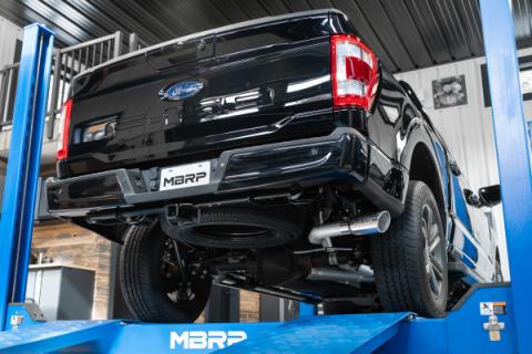 21-Up Ford F-150 Aluminized Steel 3 Inch Cat-Back Single Side Exhaust System MBRP