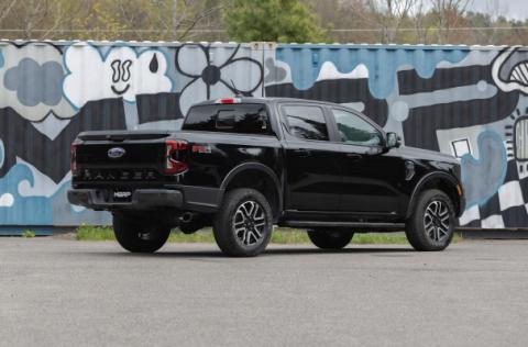 2024 Ford Ranger 2.3L Ecoboost Armor Lite Aluminized Steel 3-Inch Cat-Back Single Side Exit with Polished Tip MBRP