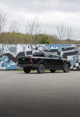 2024 Ford Ranger 2.3L Ecoboost Armor Lite Aluminized Steel 3-Inch Cat-Back Single Side Exit with Polished Tip MBRP