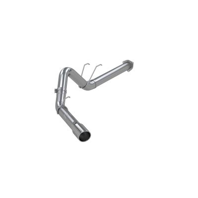 4 Inch Filter Back Single Exhaust Pipe Aluminized Steel For 17-Up Ford F-250/350/450 6.7L MBRP