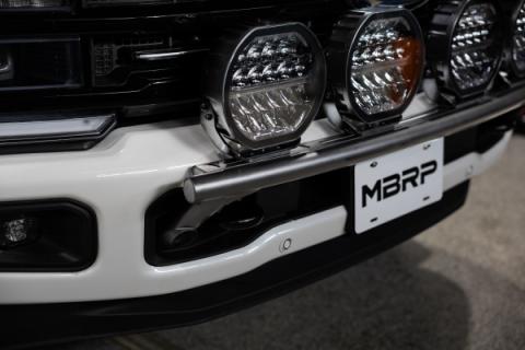 2017-Up Ford  F250/ F350/ F450/ F550 Superduty Black-Coated Bumper Light Mounting Bar MBRP