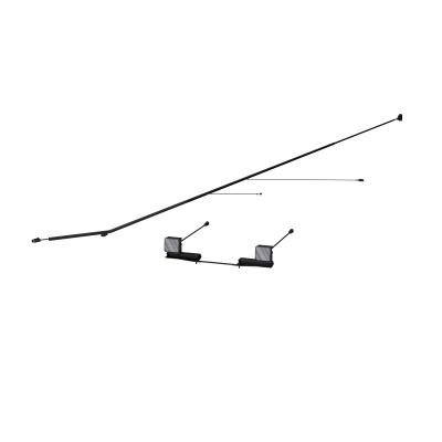 24-26 Ford Ranger, Black-Coated, Bumper Light Kit Flood Beam MBRP