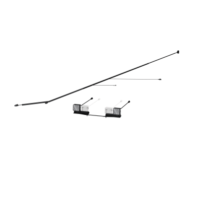24-26 Ford Ranger, Black-Coated, Bumper Light Kit Flood Beam MBRP