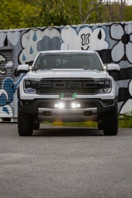 24-Up Ford Ranger Raptor Bumper Light Kit Amber Spot Beam MBRP