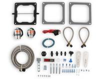 Big Shot Wet Nitrous System For 4150 4-Barrel Carburetor Fits Holley 4150 And Carter Afb (Late) 190-300 Hp Includes Black 10 Lb Bottle NOS