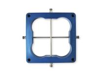 Crosshair Plate 4500 Dominator Flange Professional Dry Crosshair Plate Kit W/ (2) Pro Race Solenoids Mounting Bracket &amp;amp; Hardware 1.125 Thick Blue Anodized NOS