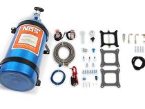 Powershot Holley 4Bbl Powershot Series Nitrous System Fits Holley 4150 And Carter Afb Late 125 HP Includes Blue 10 Lb Bottle NOS