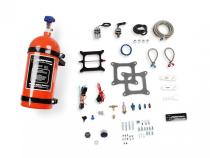 Sniper Wet Nitrous Plate Kit 4150 Square Bore Adjustable From 150-250 Horsepower Includes 10 Lb Sniper Orange Bottle And Installation Items NOS