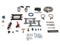 Sniper Wet Nitrous Plate Kit 4150 Square Bore Adjustable From 150-250 Horsepower Includes 10 Lb Sniper Orange Bottle And Installation Items NOS