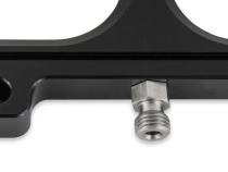 Dry Nitrous Plate For Holley LS Hi-Ram EFI Intake Manifolds-Black 1-Piece Billet Aluminum With Black Anodized Finish NOS