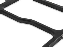 Dry Nitrous Plate For Holley LS Hi-Ram EFI Intake Manifolds-Black 1-Piece Billet Aluminum With Black Anodized Finish NOS