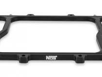 Dry Nitrous Plate For Holley LS Hi-Ram EFI Intake Manifolds-Black 1-Piece Billet Aluminum With Black Anodized Finish NOS