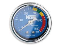 Nitrous Bottle 10 Lb Nitrous Bottle W/ Blue Finish &amp;amp; Super Hi Flo Valve W/ Mounting Brackets &amp;amp; Gauge NOS