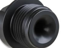In-Line Hi-Flow Nitrous Filter 4An Black High Pressure Nitrous Filter -4An X -4An In-Line Billet Aluminum (140 Micron) NOS