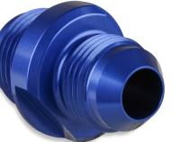 In-Line Hi-Flow Nitrous Filter 6An Blue High Pressure Nitrous Filter -6An X -6An In-Line Billet Aluminum (140 Micron) NOS