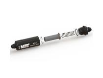 In-Line Hi-Flow Nitrous Filter 8An Black High Pressure Nitrous Filter -8An X -8An In-Line Billet Aluminum (140 Micron) NOS