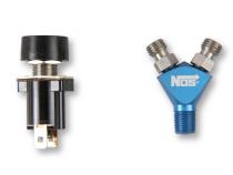 Ntimidator Illuminated Dual Led Nitrous Purge Kit Ntimidator' Illuminated Dual Blue Led Nitrous Purge Kit Nitrous Kit W/-4An Feed Line NOS