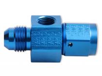 Nitrous Bottle Gauge/Purge Kit Adapter -4An Swivel Type 1/8 Npt In Hex NOS