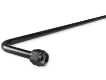 90 Degree Nitrous Bottle Blowdown Tube Black Racer Safety Black Aluminum 90 Degree Blowdown Tube NOS