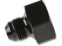 Black T7075 Aluminum 8An-660 Bottle Nut Adapter 8An -660 Bottle Nut Adapter- Al7075- Black NOS