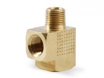 Brass Adapter T Fitting 1/8 Npt Female 1/8 Npt Male 1/8 Npt Female NOS