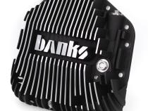 Ram-Air Differential Cover Kit Satin Black/Machined w/Hardware for 17-24 Ford F250 HD Tow Pkg and F350 SRW with Dana M275 Rear Axle Banks Power