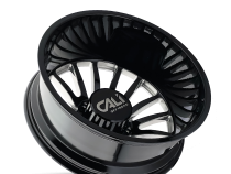 Dually Wheels Summit Dually 9110D GB 22x8.25 Milled Spokes Gloss Black 8 On 165.1 Bolt Pattern -232 Offset Cali Offroad Wheels