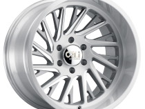 Cast Aluminum Wheels Purge 9114 SL 20x12 Brushed Brushed Silver 6 On 139.7 Bolt Pattern -51 Offset Cali Offroad Wheels