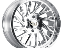 Cast Aluminum Wheels Purge 9114 PO 24x14 Milled Spokes Polished Silver 6 On 139.7 Bolt Pattern -76 Offset Cali Offroad Wheels