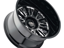 Cast Aluminum Wheels Vertex 9116 BM 22x12 Milled Gloss Black 8 On 165.1 Bolt Pattern -44 Offset Cali Offroad Wheels