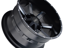 Cast Aluminum Wheels Busted 9100 SB 20x9 Milled Spokes Satin Black 5 On 139.7/5 On150 Bolt Pattern 0 Offset Cali Offroad Wheels