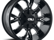 Cast Aluminum Wheels Dirty 9104 SB 20x10 Milled Spokes Satin Black 8 On 180 Bolt Pattern -19 Offset Cali Offroad Wheels