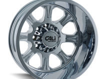 Dually Wheels Brutal Dually 9105 CH 20x8.25 Chrome 8 On 165.1 Bolt Pattern -180 Offset 116.7 Bore Cali Offroad Wheels