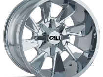 Cast Aluminum Wheels Distorted 9106 CH 20x12 Chrome 8 On 180 Bolt Pattern -44 Offset Cali Offroad Wheels