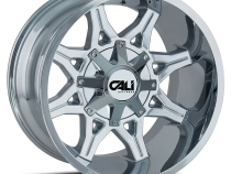Cast Aluminum Wheels Obnoxious 9107 CH 24x12 Chrome 8 On 180 Bolt Pattern -44 Offset Cali Offroad Wheels