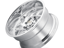 Cast Aluminum Wheels Gemini 9112 PO 24x14 Milled Spokes Polished 8 On 165.1 Bolt Pattern -76 Offset Cali Offroad Wheels