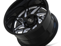 Cast Aluminum Wheels Gemini 9112 GB 20x9 Milled Spokes Gloss Black 8 On 165.1 Bolt Pattern 0 Offset Cali Offroad Wheels
