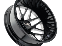 Dually Wheels Invader Dually 9115D GB-M 22x8.25 Milled Spokes Gloss Black 8 On 165.1 Bolt Pattern -232 Offset Cali Offroad Wheels