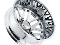 Dually Wheels Invader Dually 9115D CH 22x8.25 Chrome 8 On 165.1 Bolt Pattern -232 Offset Cali Offroad Wheels