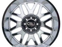 Dually Wheels Invader Dually 9115D CH 24x8.25 Chrome 8 On 165.1 Bolt Pattern -232 Offset Cali Offroad Wheels